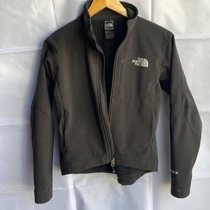 North face Black zip up jacket size xs
